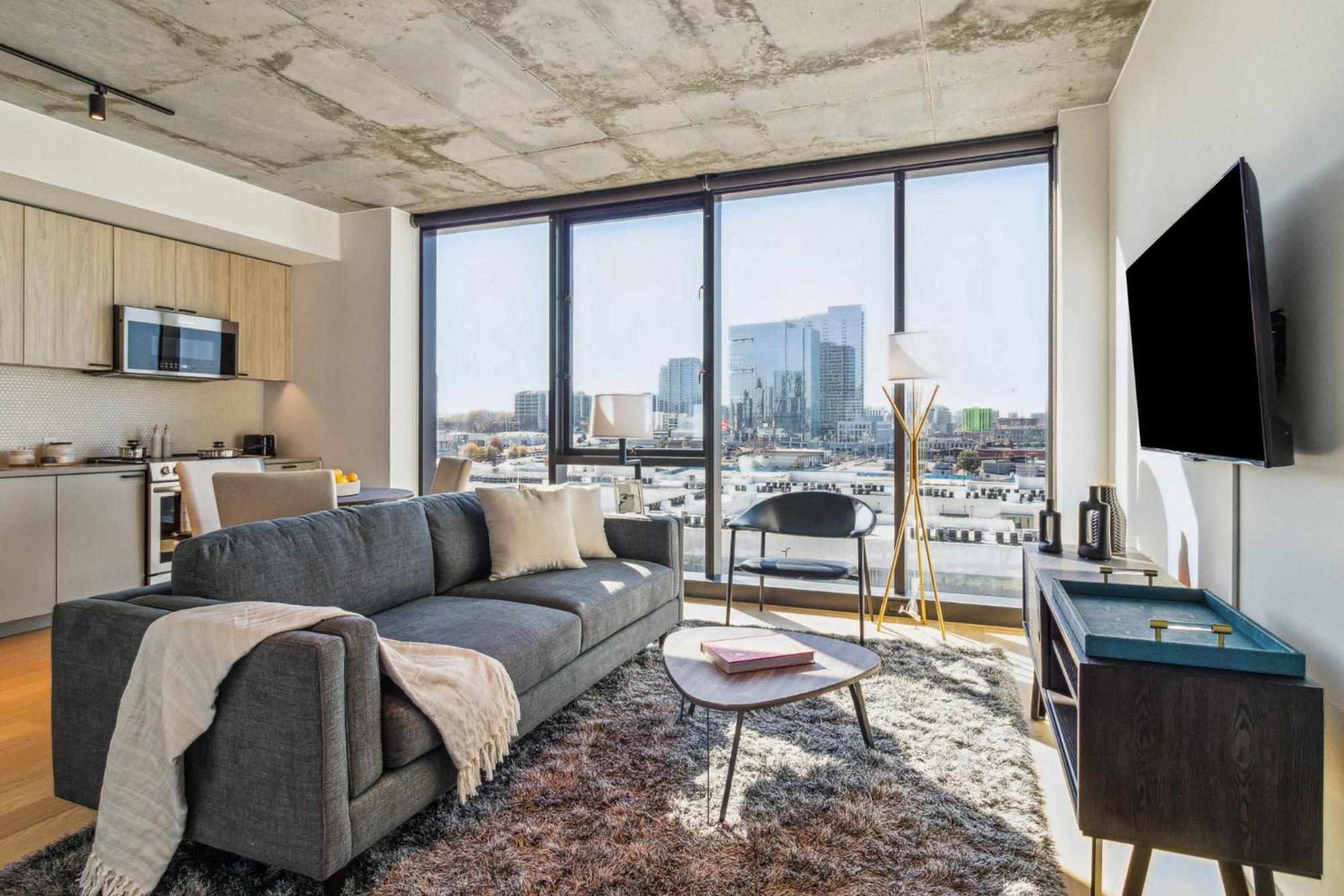 Contemporary City Living Apartments In Nashville Exteriör bild